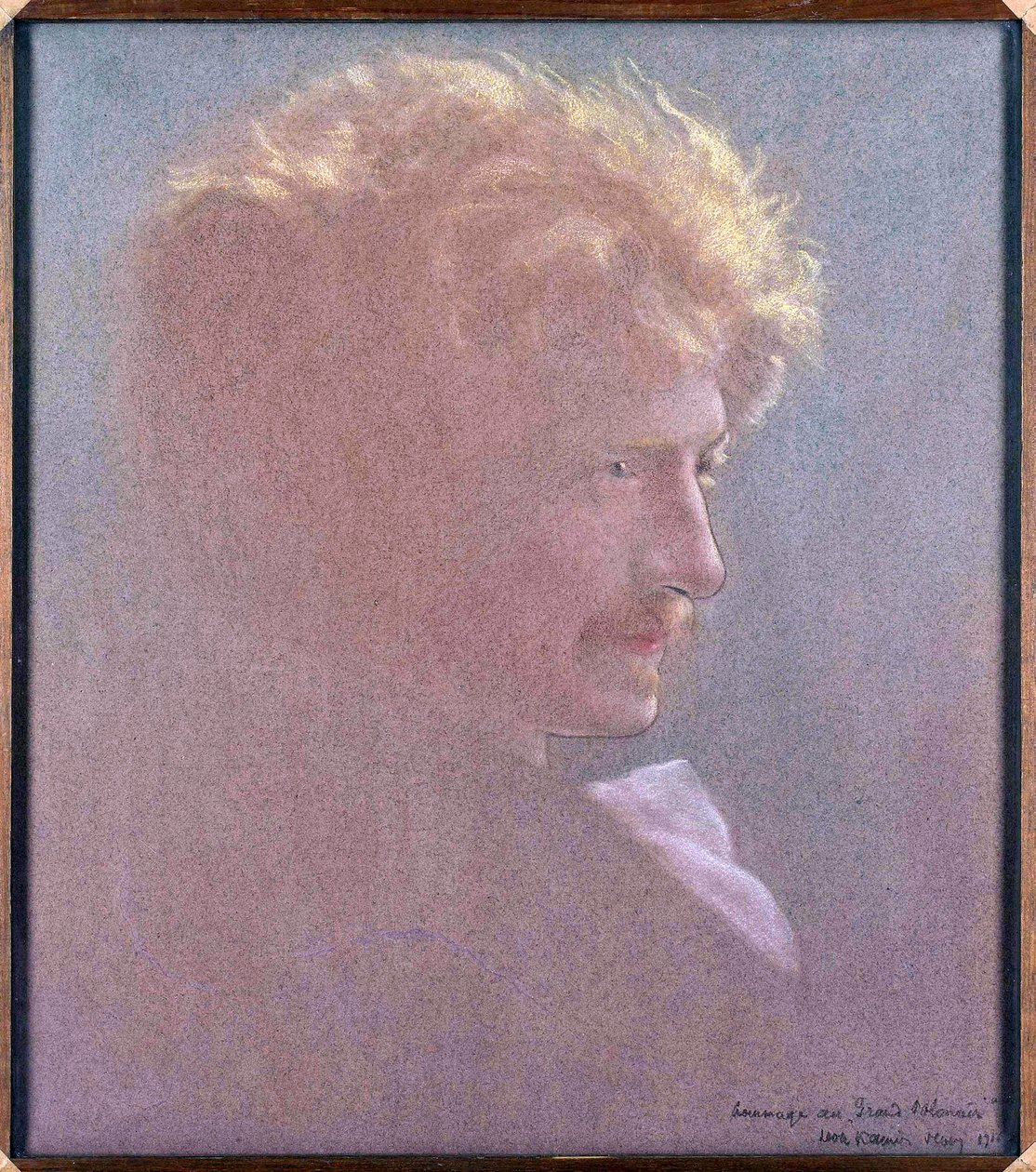 Portrét Ignacyho Jana Paderewského (1860-1941) (Pocta Velkému pólu) od Kaufmanna, Leona (1872-1933). olej na plátně od Leon Kamir Kaufman