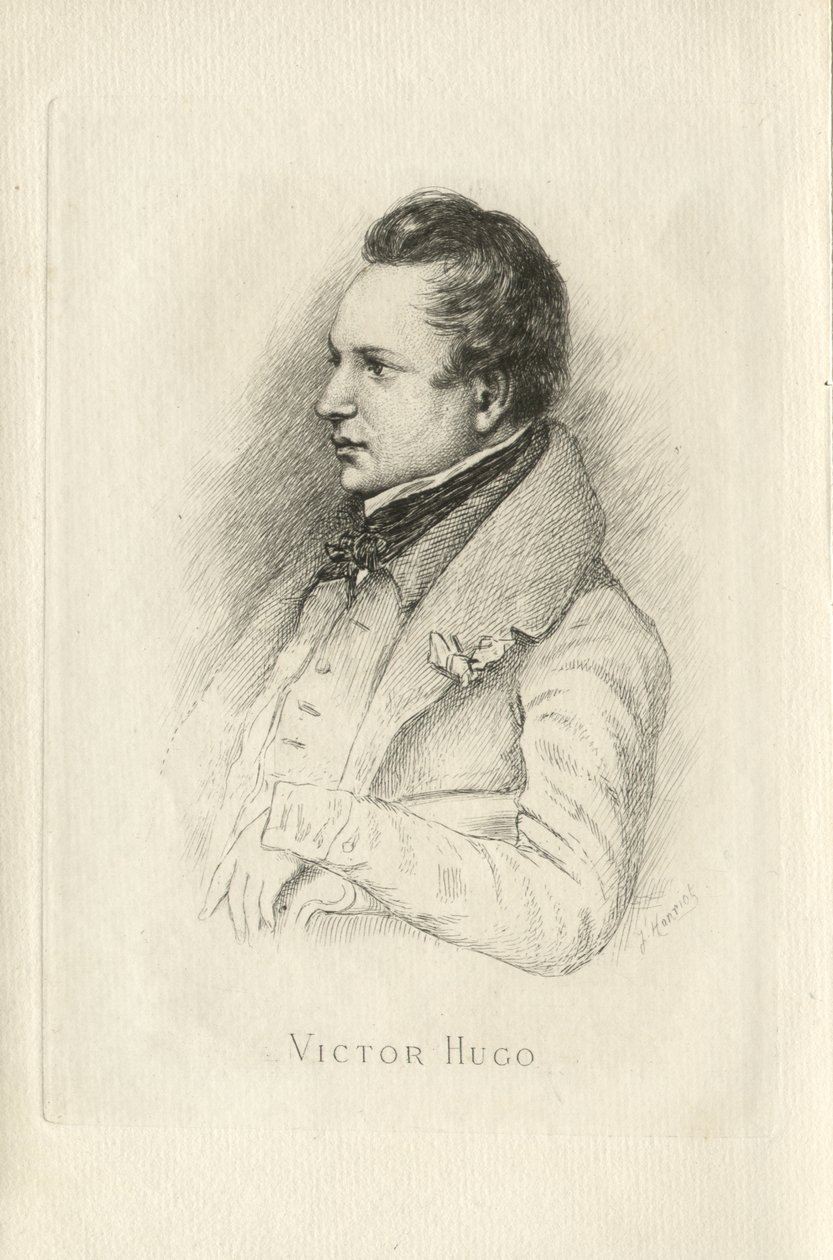 Portrét Victora Huga 1802-1885 od Leon Noel