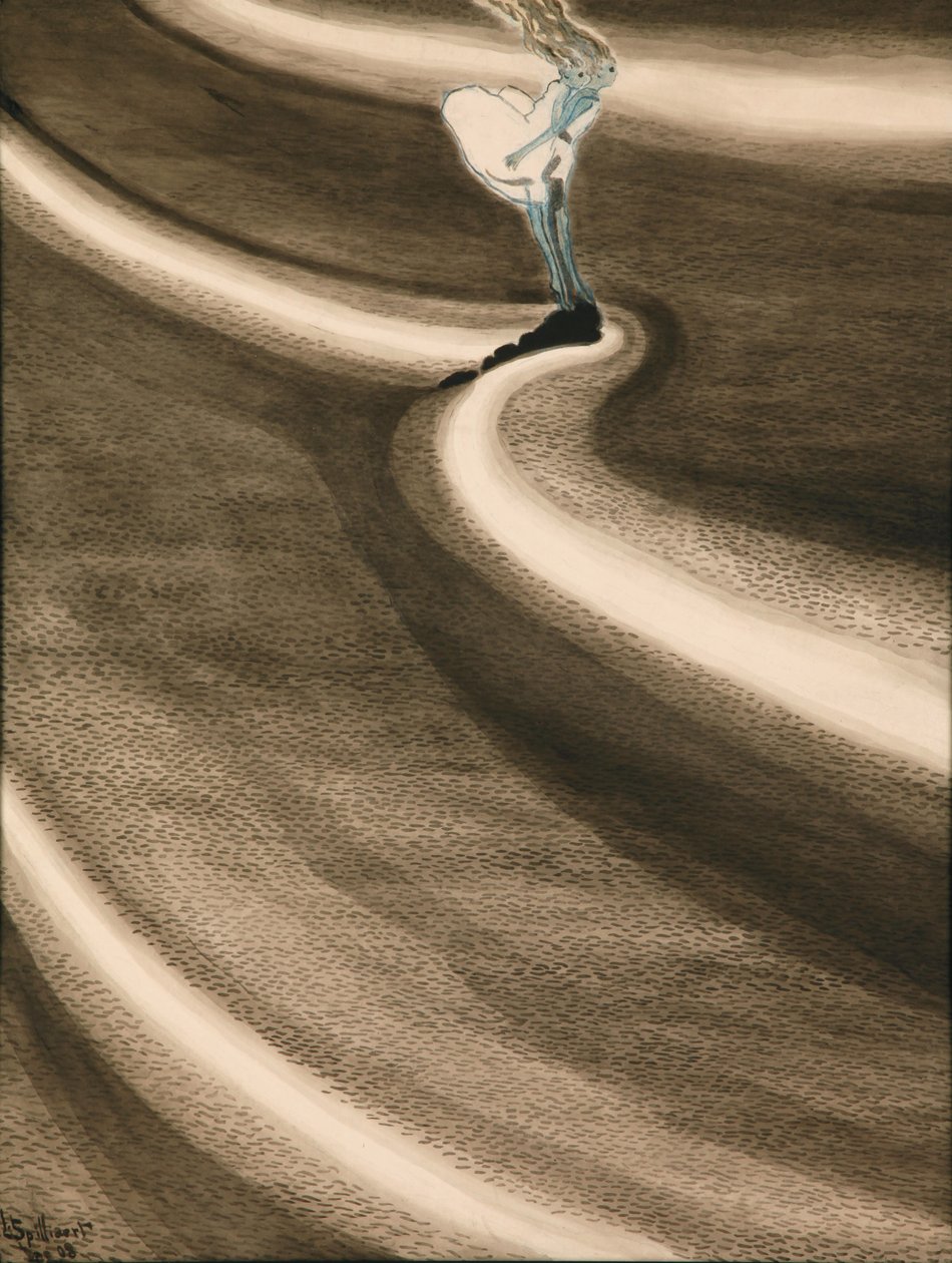 Dívky u vln; Dívky před vlnou od Leon Spilliaert