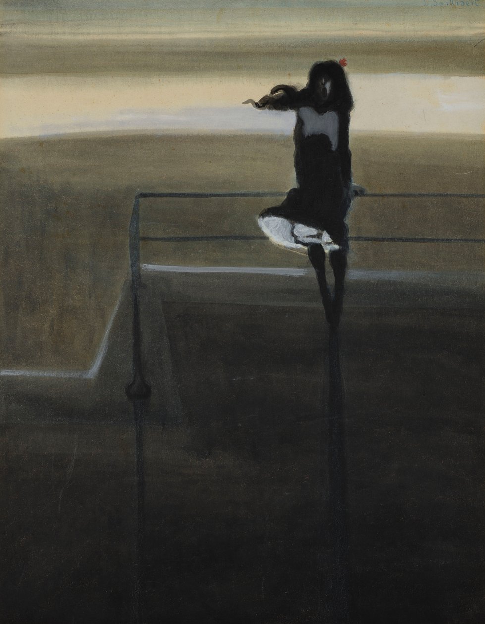 Poryv větru od Leon Spilliaert