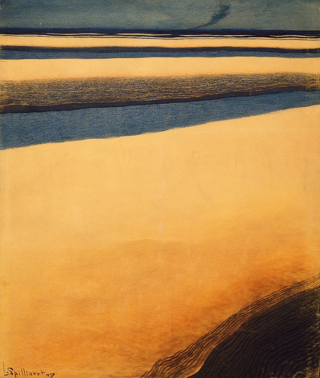 The Liner, Steamboat (olej na plátně) od Leon Spilliaert