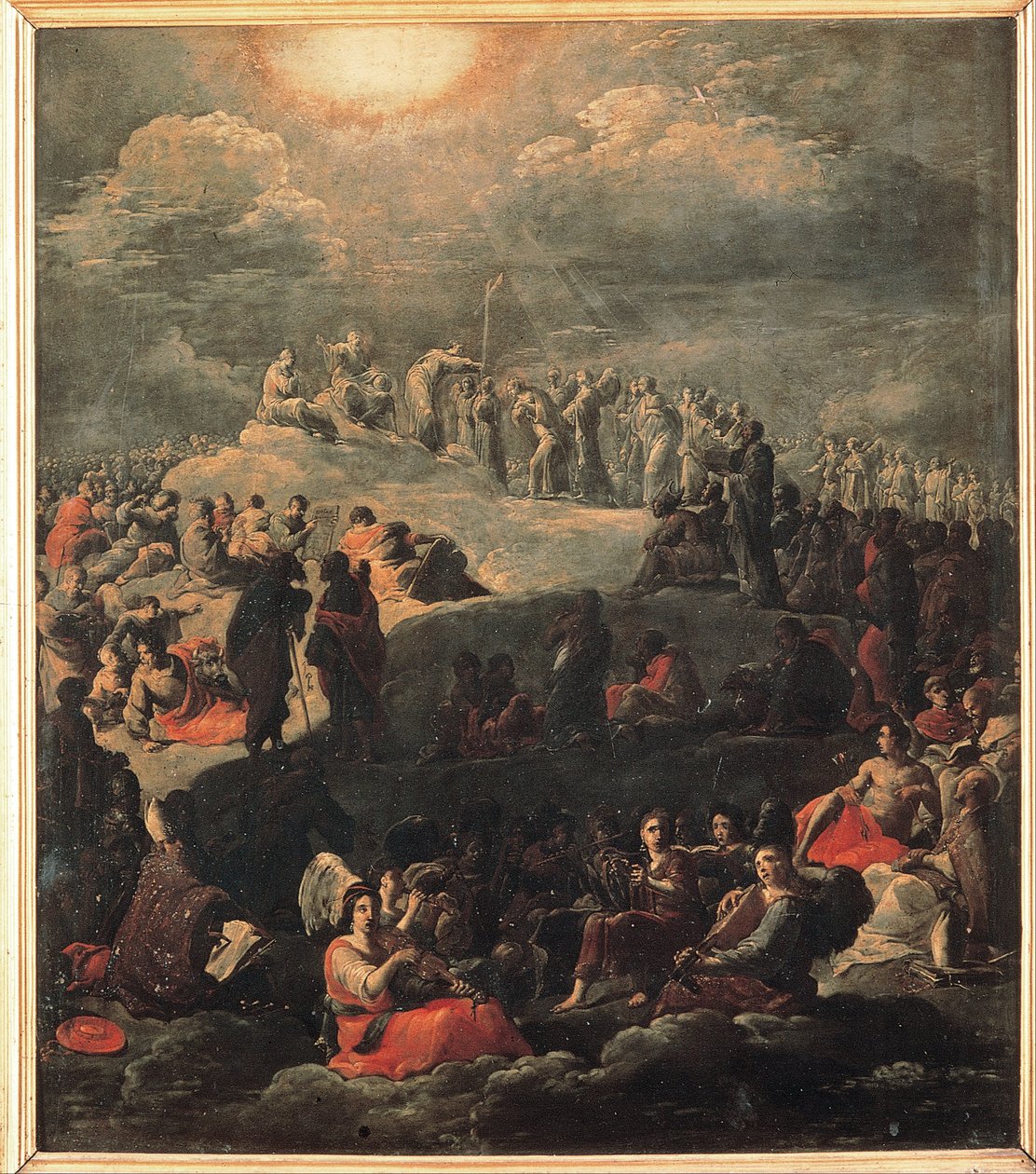 Oslava Svatého kříže od Leonaert Bramer