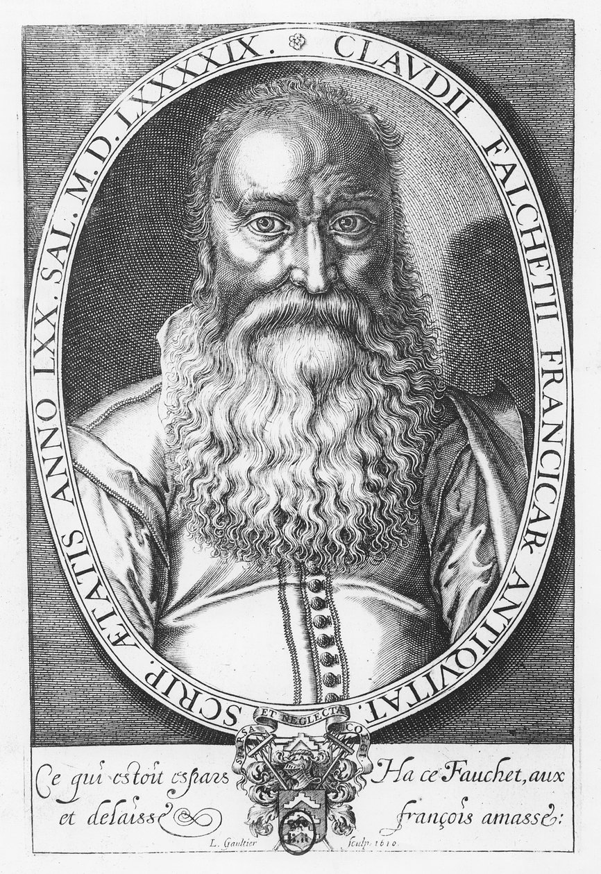 Claude Fauchet, 1610 od Leonard Gaultier
