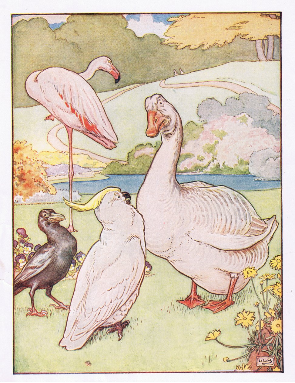 A Gander jí nerozuměl, ilustrace z 