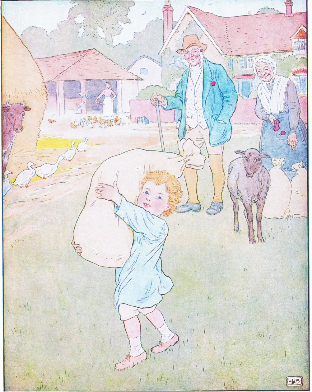 A jeden pro malého chlapce, který běží po pruhu od Leonard Leslie Brooke