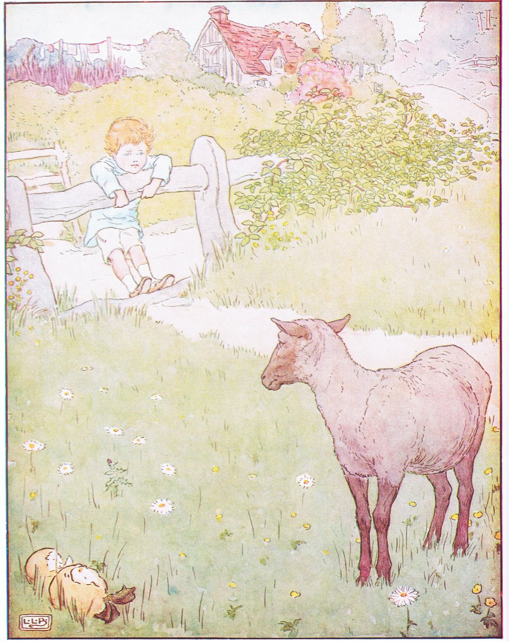 Baa, baa, černá ovce, máte nějakou vlnu od Leonard Leslie Brooke