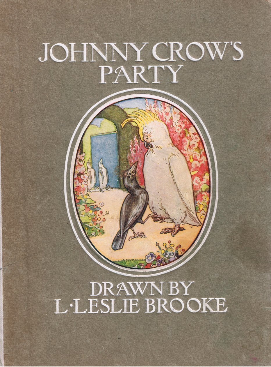Ilustrace na titulní straně z knihy "Johnny Crow