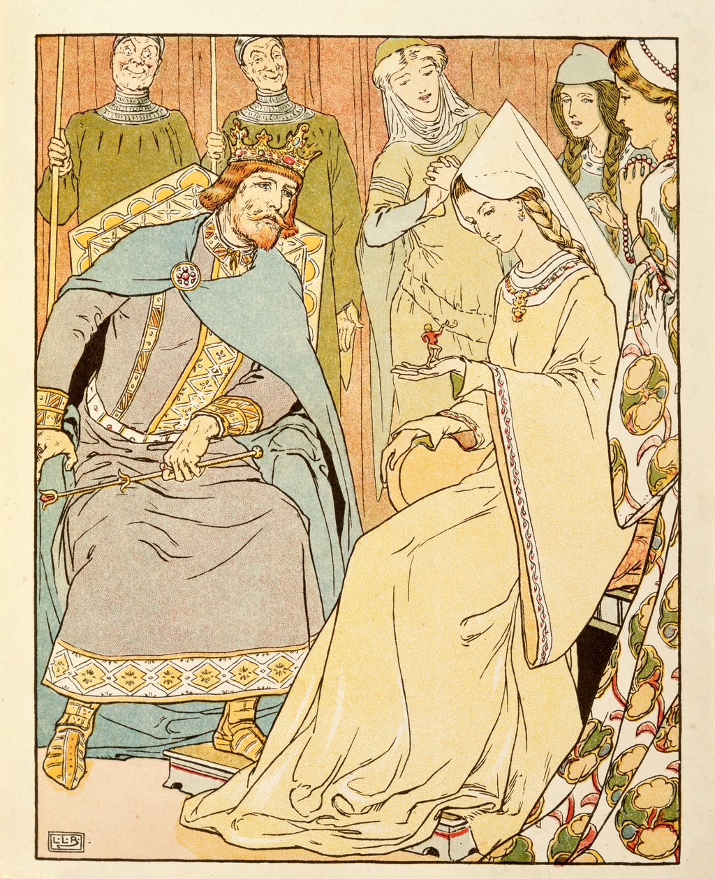 Ilustrace z knihy Tom Thumb od Leonard Leslie Brooke