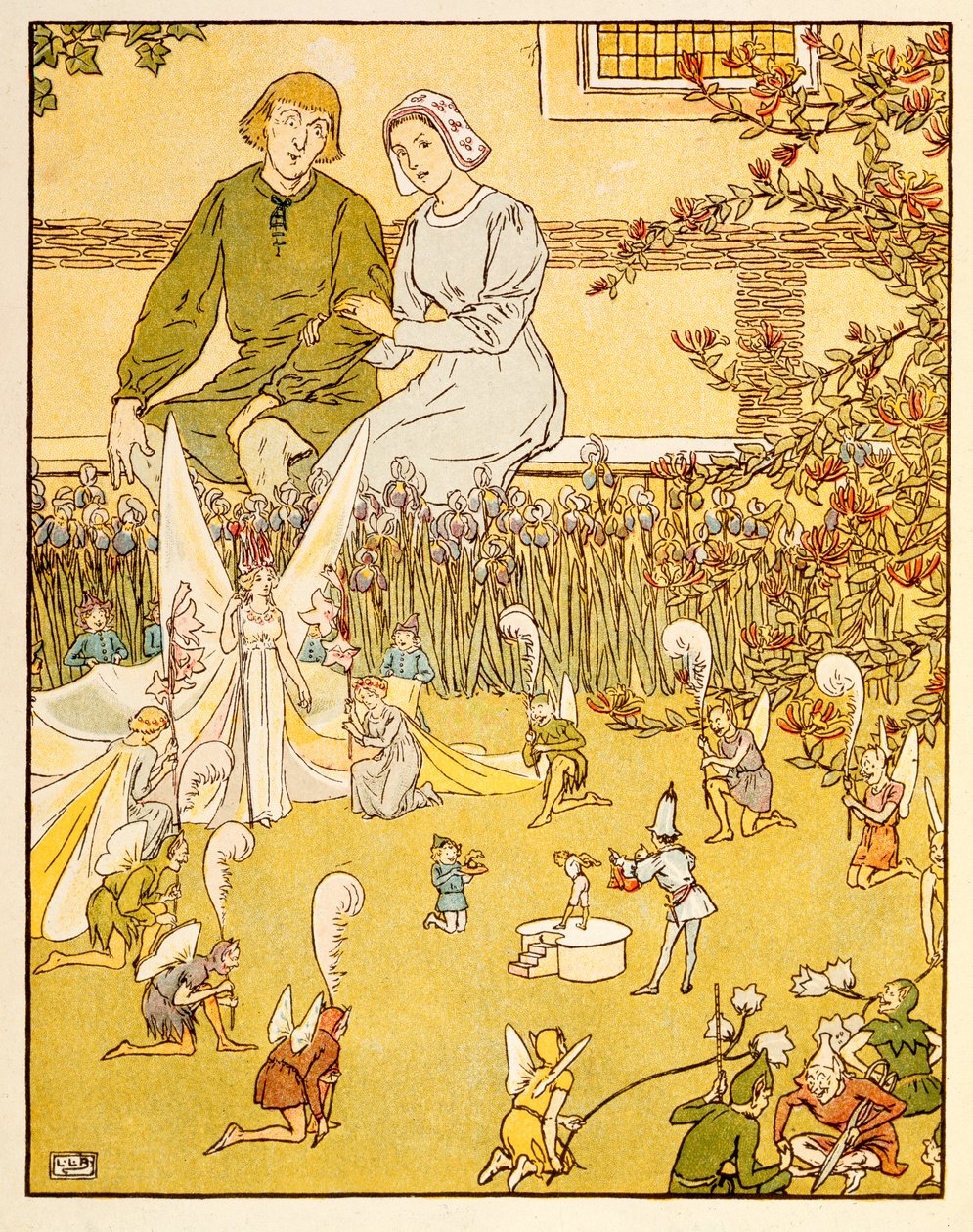 Ilustrace z knihy Tom Thumb od Leonard Leslie Brooke