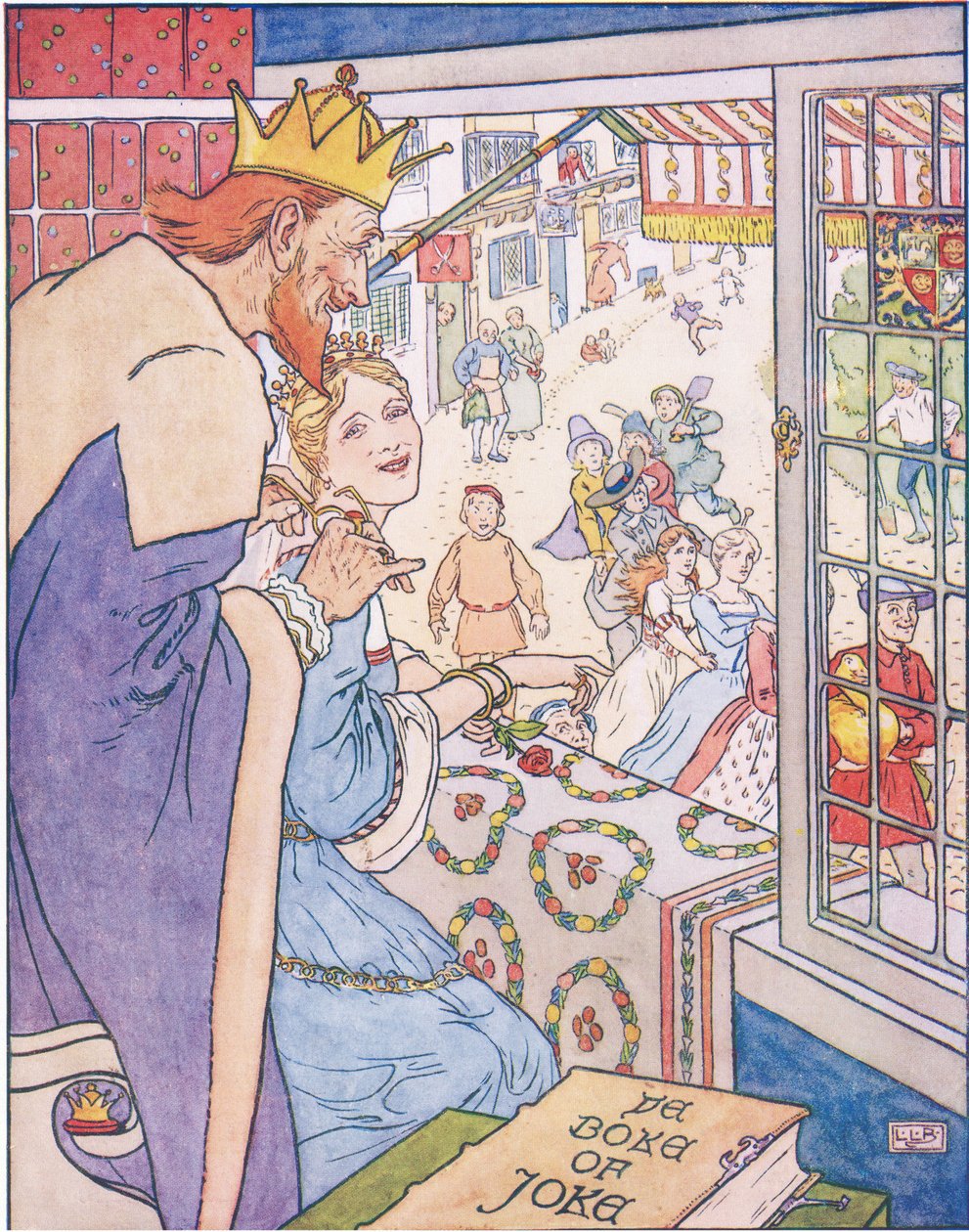 Prosťáček a jeho husa před princeznou od Leonard Leslie Brooke