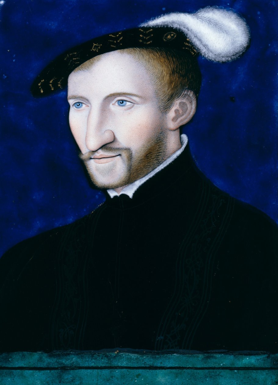 Henri d"Albret, král Navarre, 1556 od Leonard Limosin