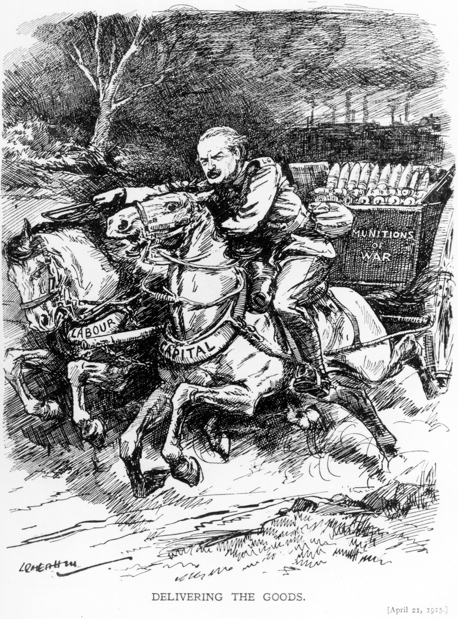 Doručování zboží, 1915 od Leonard Raven Hill