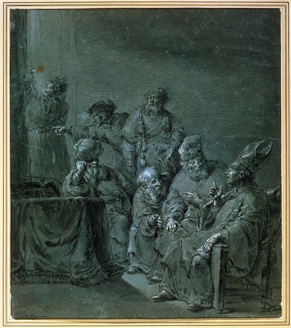 Biblický předmět, 17. století. od Leonard Bramer