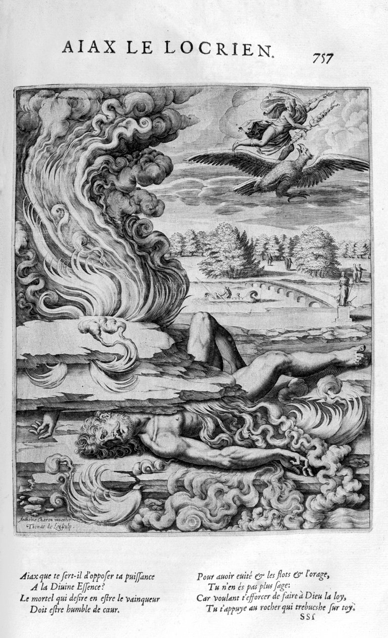 Ajax Menší, 1615. od Leonard Gaultier