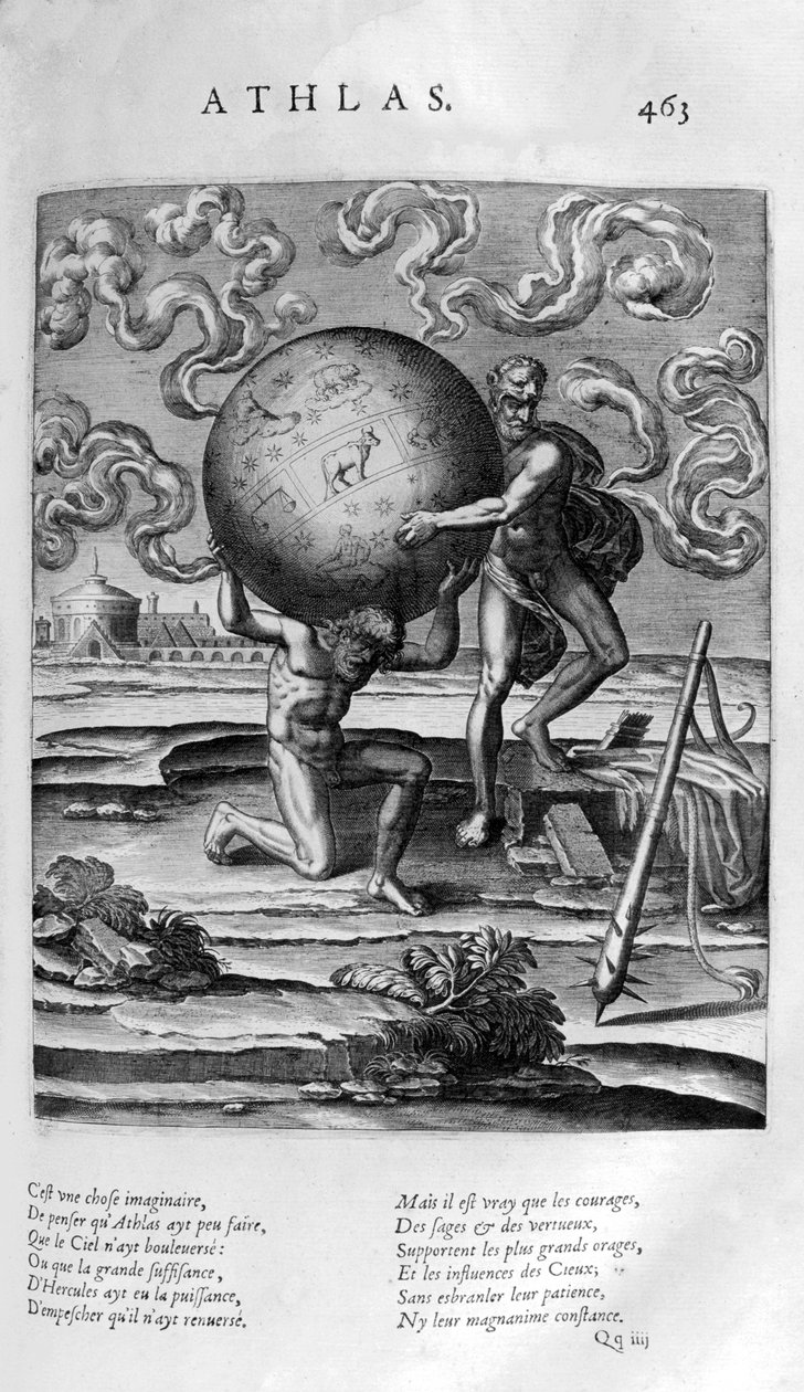 Atlas, 1615 od Leonard Gaultier