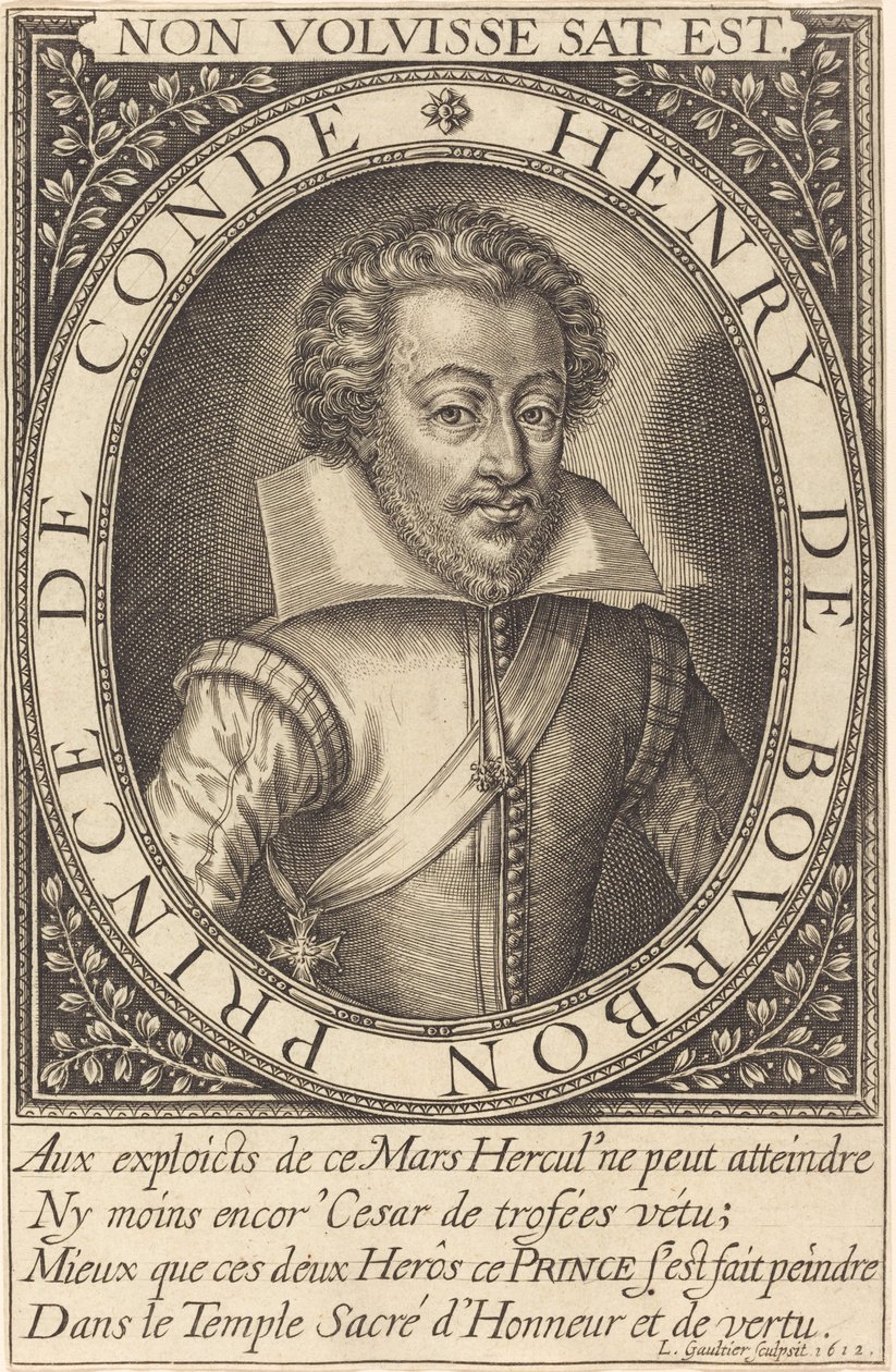 Henry de Bourbon, princ z Conde od Leonard Gaultier