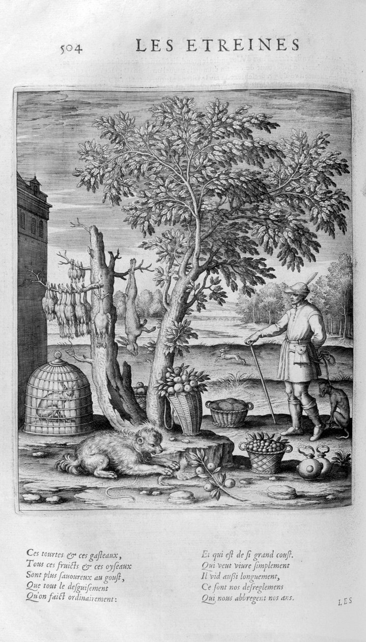 Les Etreines, dárek, 1615 od Leonard Gaultier