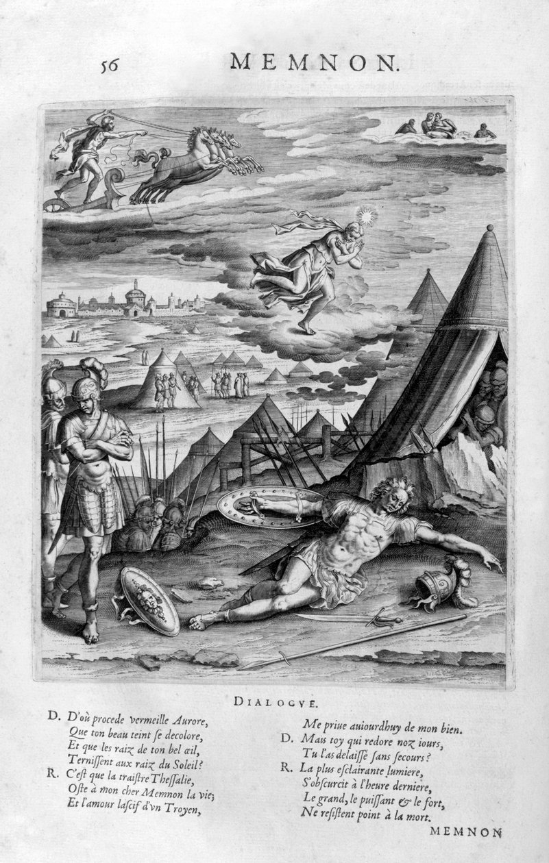 Memnon, 1615 od Leonard Gaultier