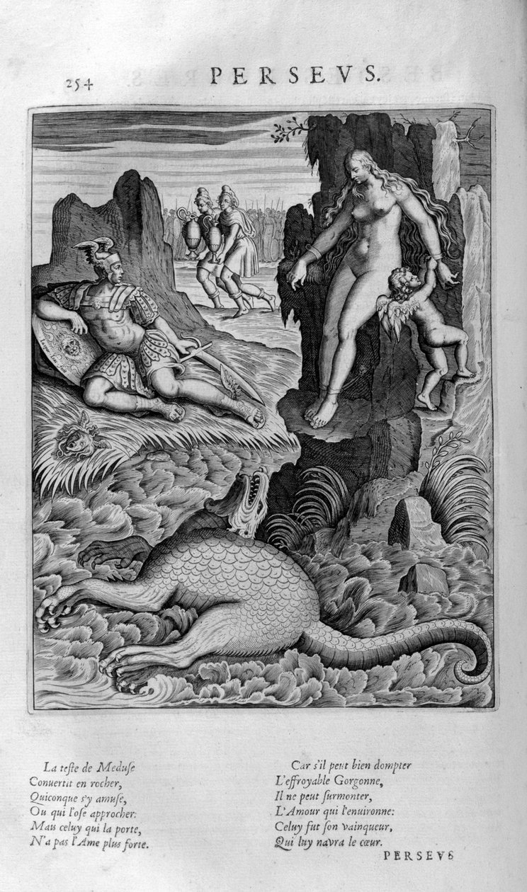 Perseus zachraňující Andromedu, 1615 od Leonard Gaultier