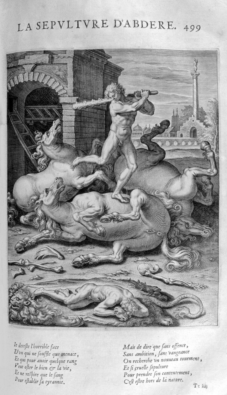 Pohřeb Abdère, 1615 od Leonard Gaultier