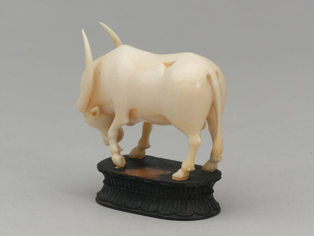 Černý biskup, šachová figurka, Indie, circa 1820 od Leonard Limousin