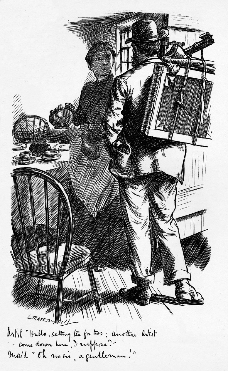 Ach ne, pane A Gentleman, c1899 od Leonard Raven Hill