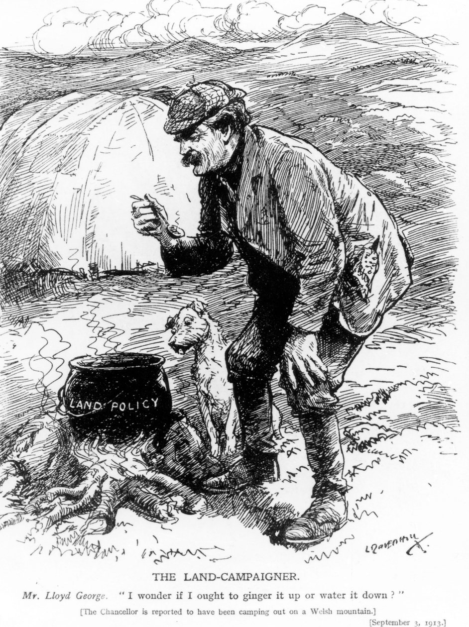 The Land-Campaigner, 1913 od Leonard Raven Hill