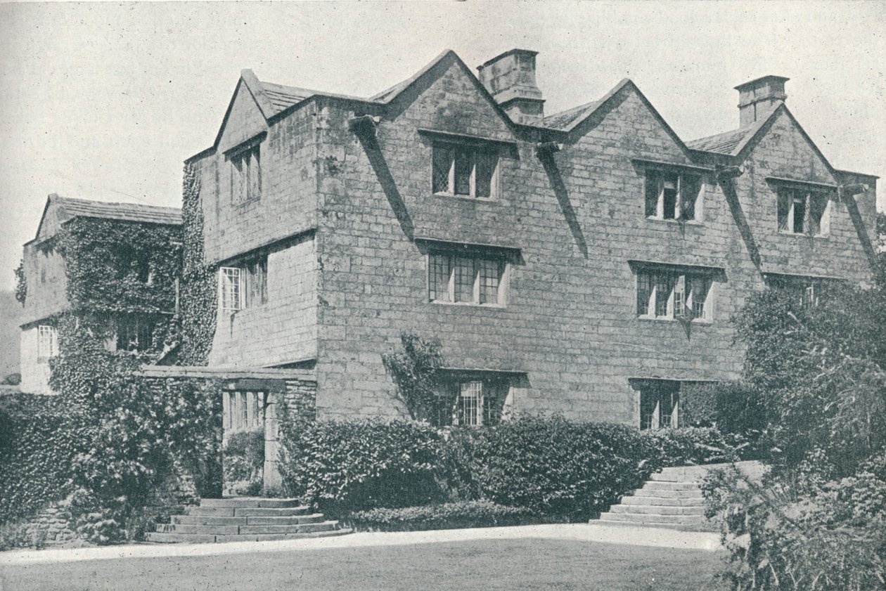 Eyam Hall, Derbyshire, c1907 od Leonard Willoughby