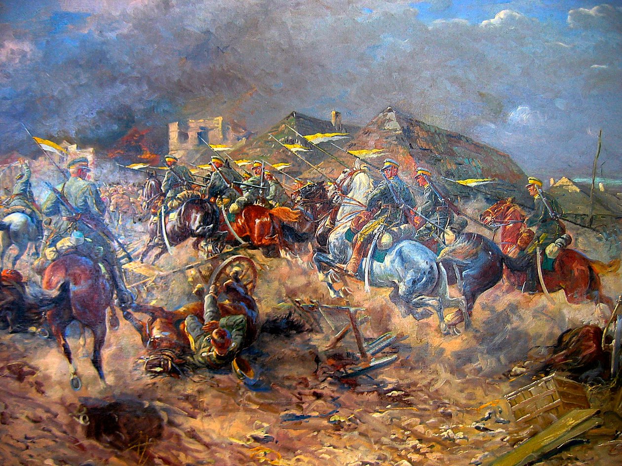 Útok polských Uhlanů na bolševiky u Sloutska, 1919