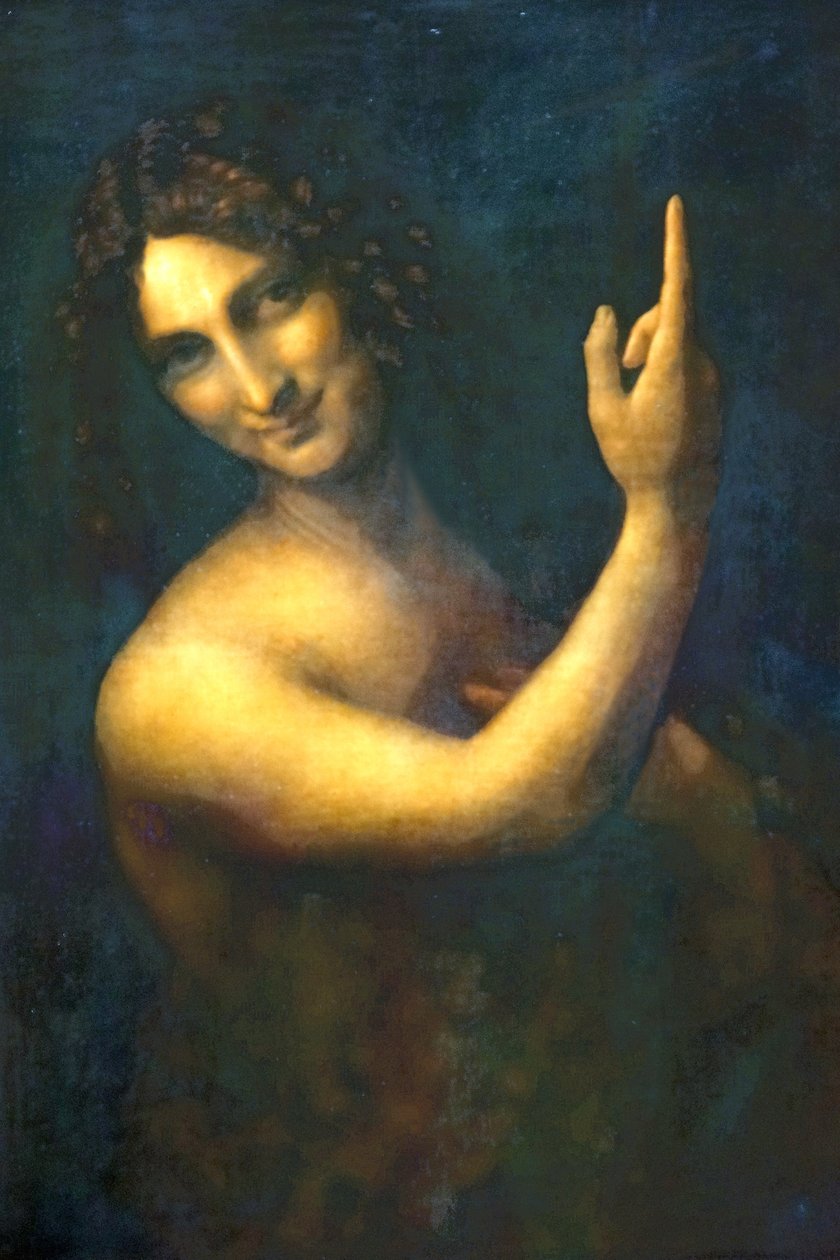 Svatý Jan Křtitel od Leonardo da Vinci