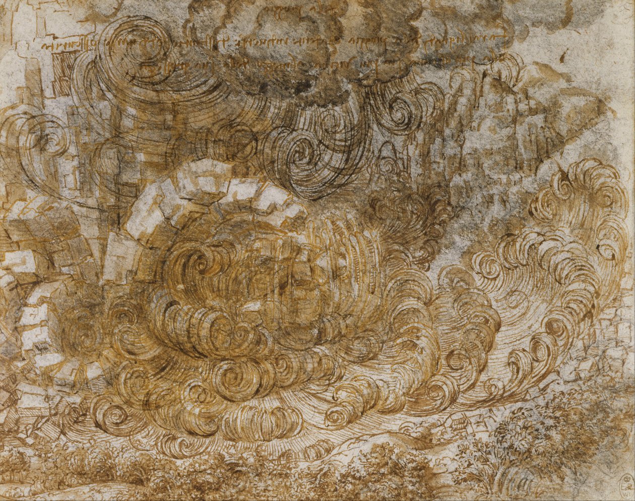 Potopa od Leonardo da Vinci