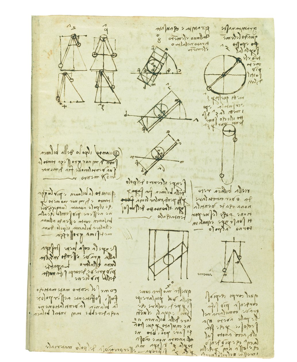 Kodex o letu ptáků, Folio 1 recto od Leonardo da Vinci