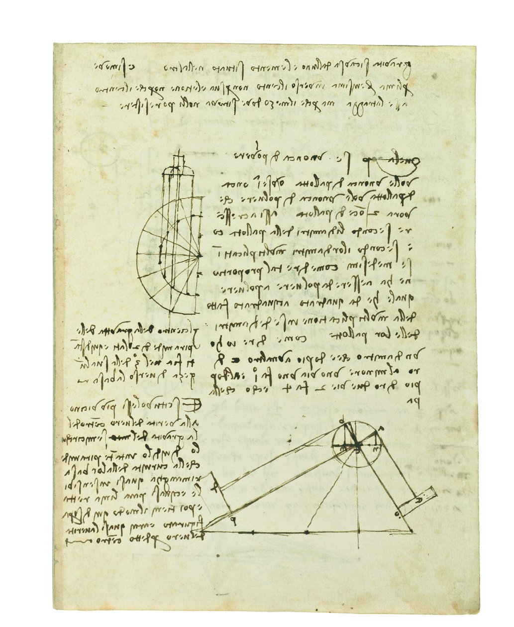 Kodex o letu ptáků, Folio 2 recto od Leonardo da Vinci