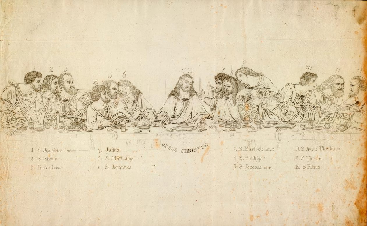 Večeře Páně od Leonardo da Vinci