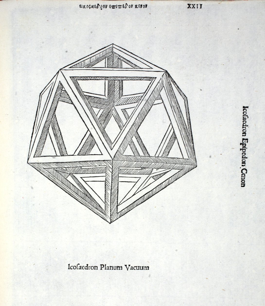 Icosahedron plné vakuum, ilustrace z 
