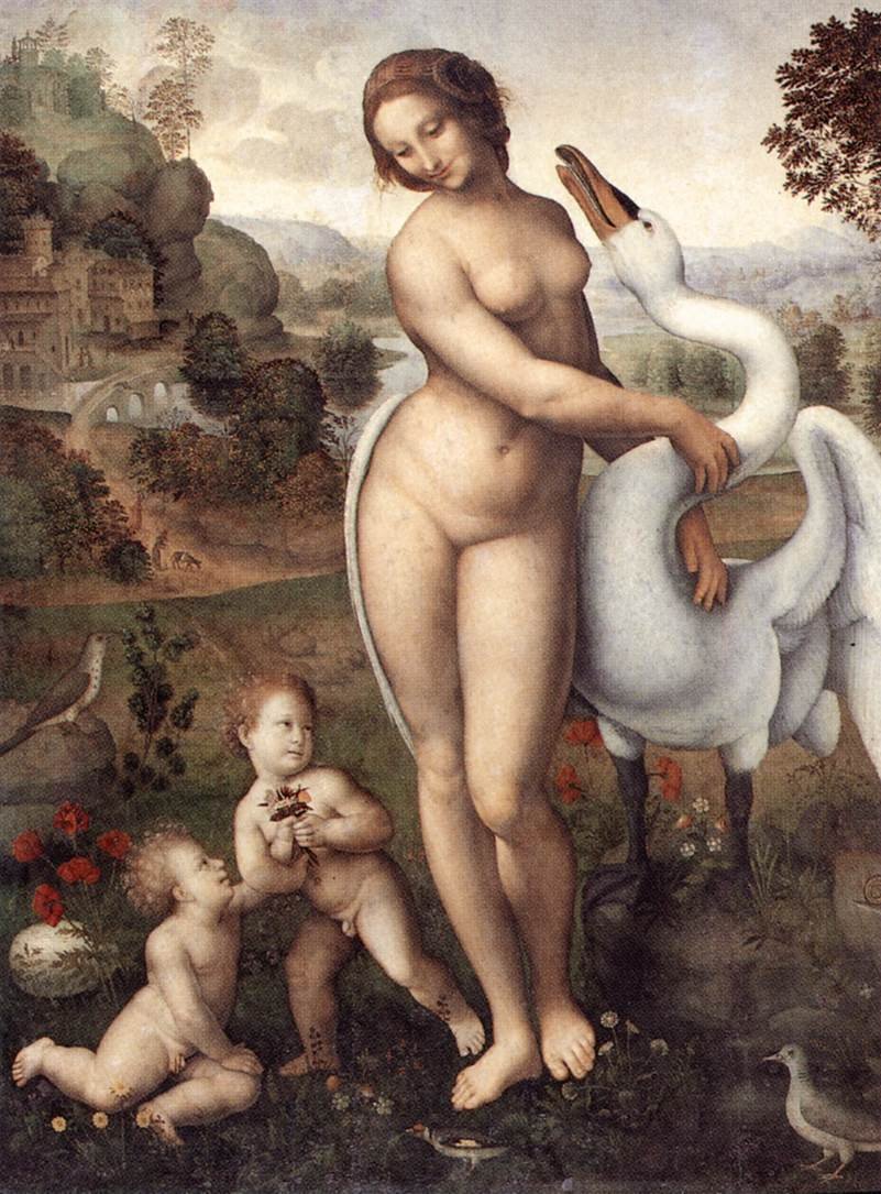Leda a labuť od Leonardo da Vinci