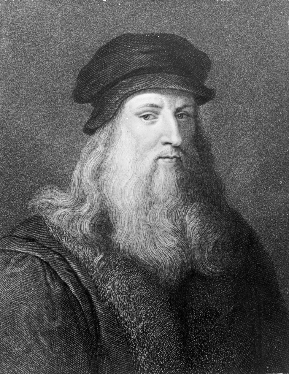 Leonardo da Vinci, vyryl Raphael Morghen, 1817 od Leonardo da Vinci