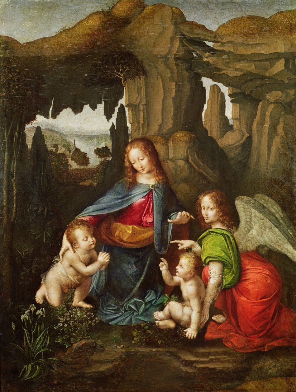 Madonna ze skal od Leonardo da Vinci