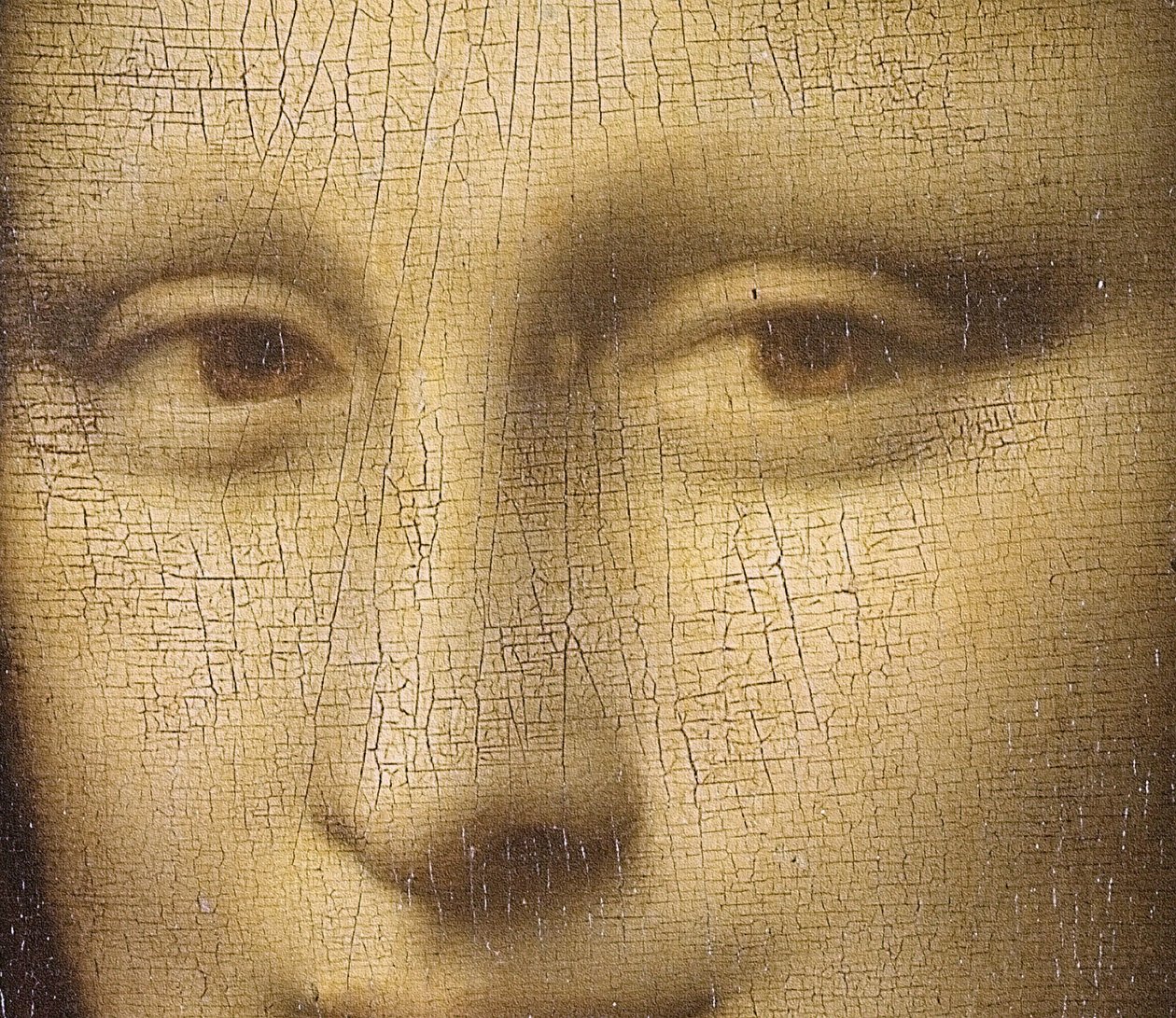 Mona Lisa, kolem 1503-6 (detail 3179) od Leonardo da Vinci