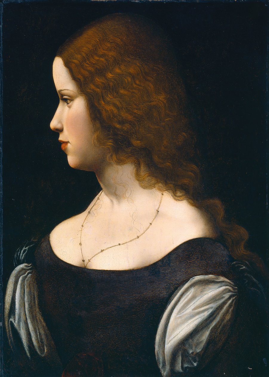 Portrét mladé dámy od Leonardo da Vinci