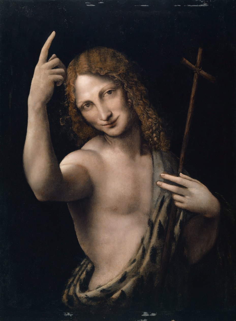 Svatý Jan Křtitel, 1505-07 od Leonardo da Vinci