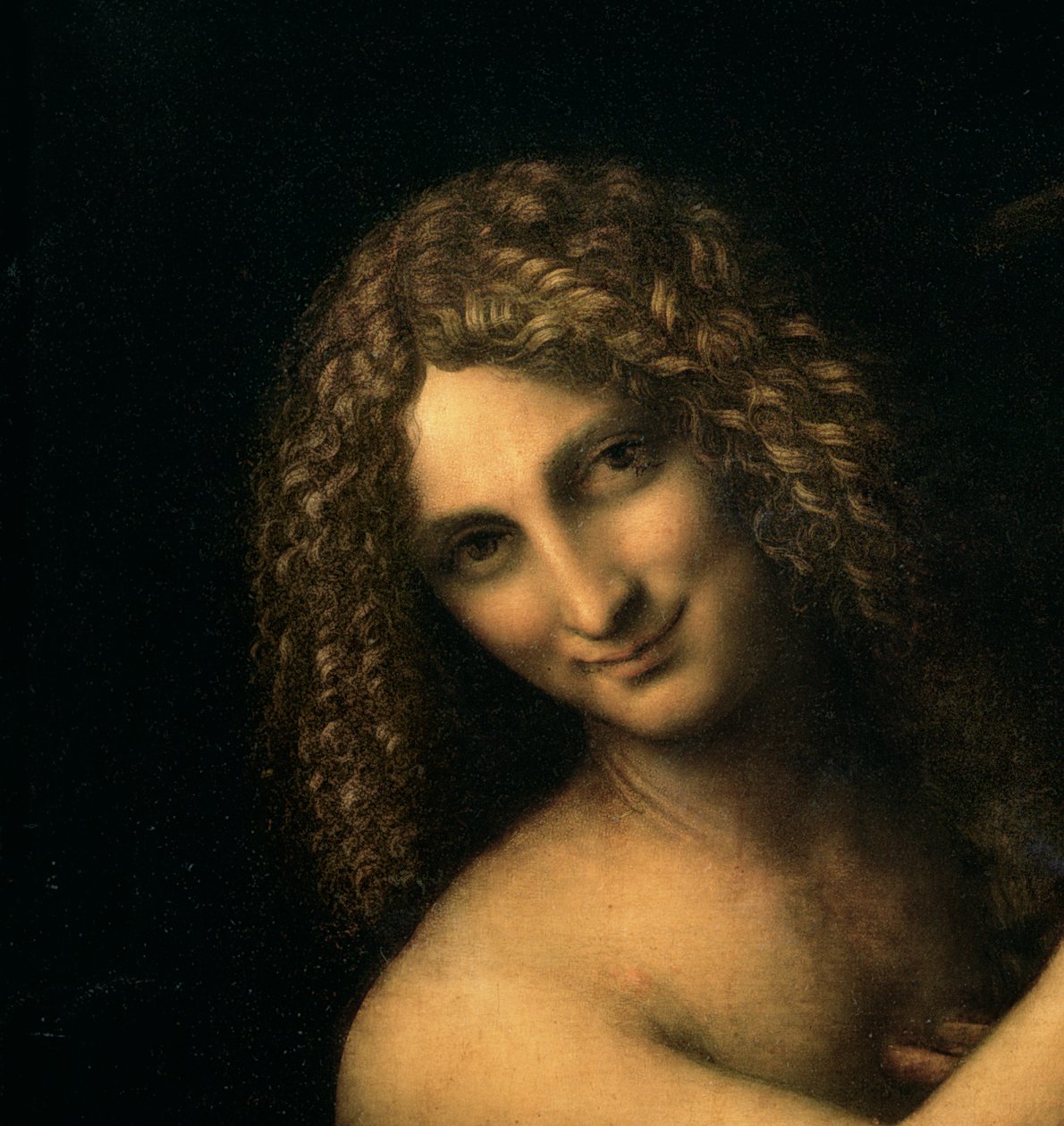 Svatý Jan Křtitel, 1513-16 od Leonardo da Vinci