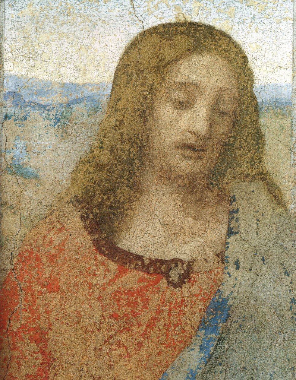 Poslední večeře - detail od Leonardo da Vinci