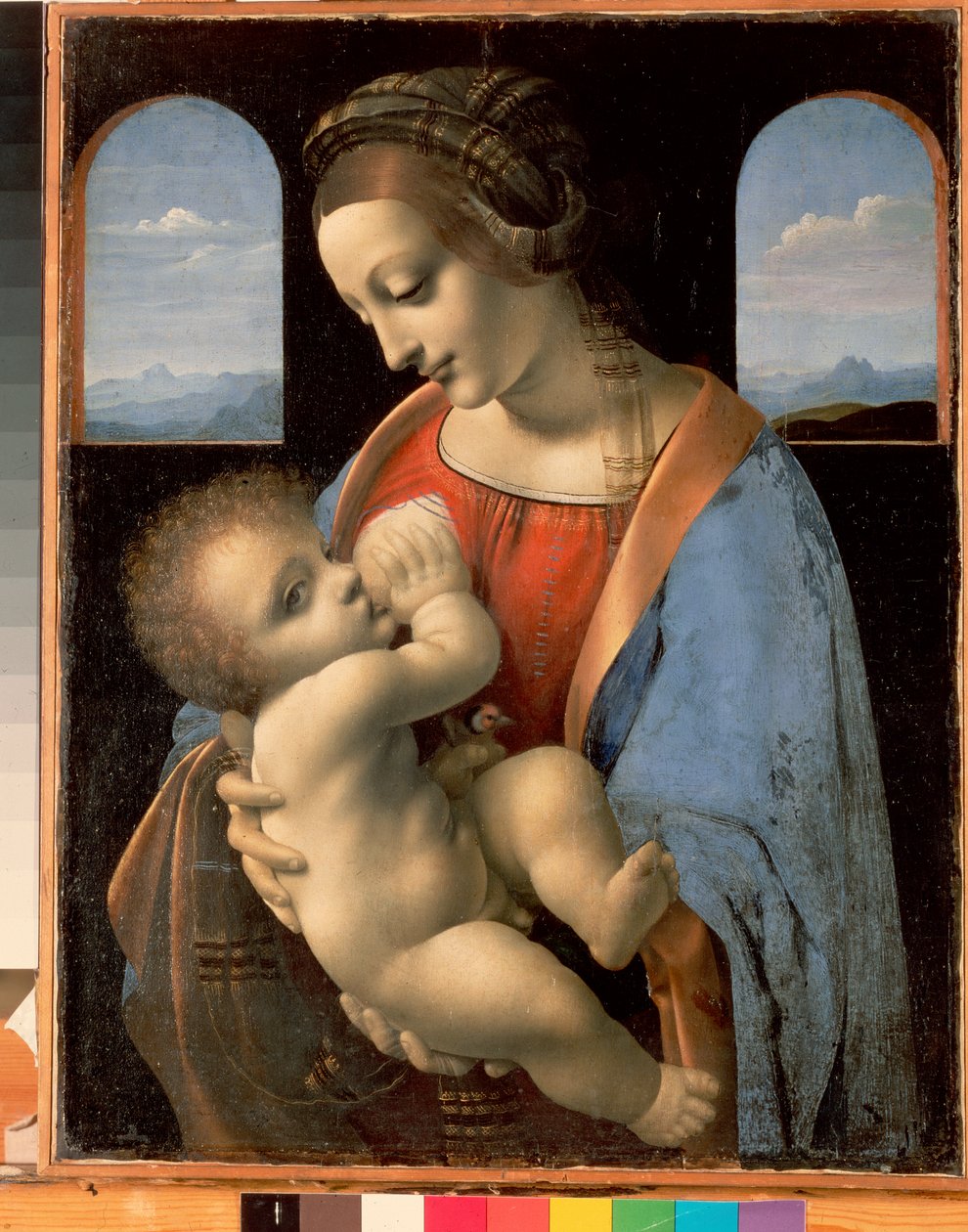 The Madonna and Child (The Litta Madonna) od Leonardo da Vinci
