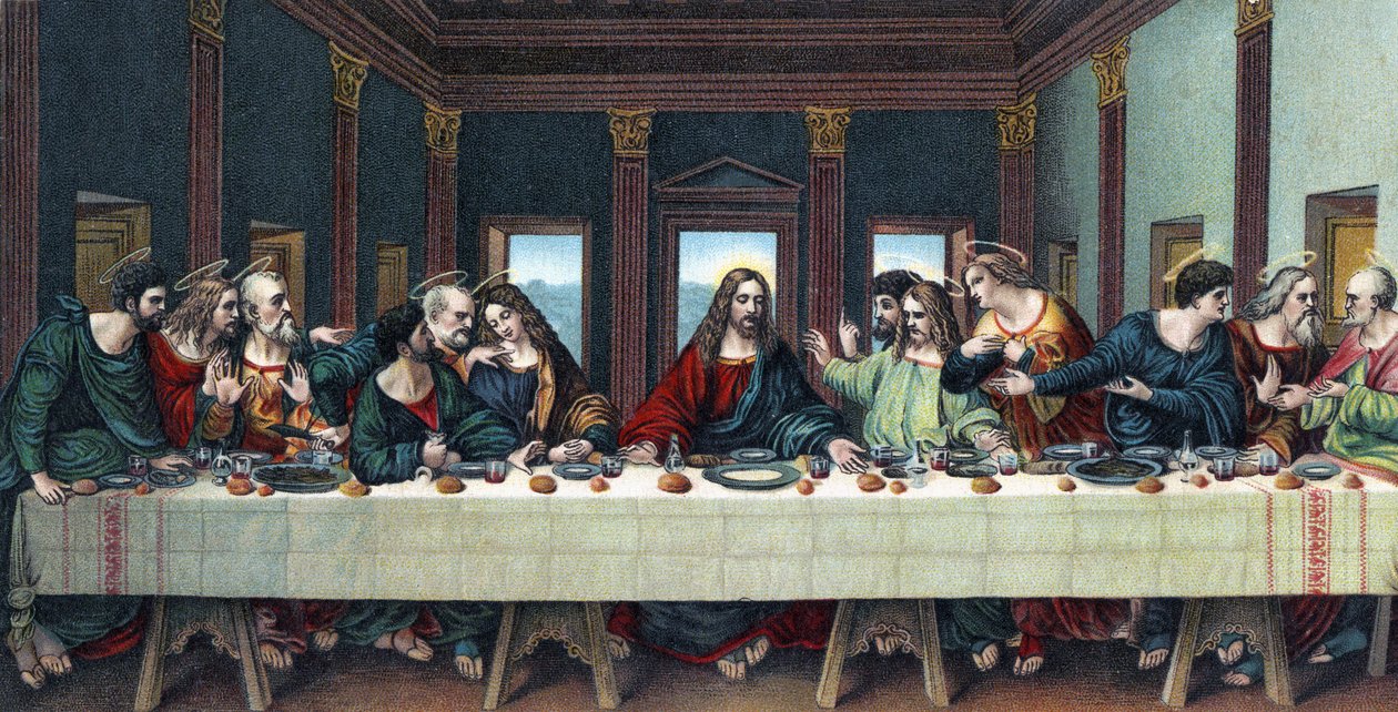 Poslední večeře - Nový zákon od Leonardo da after Vinci