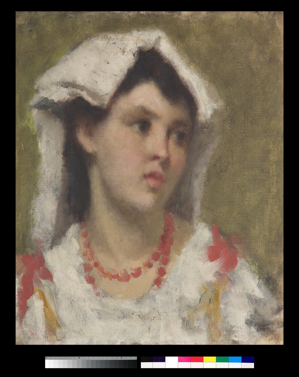 Portrét mladé ženy z Ciociaria, 1877 od Leonardo Bazzaro