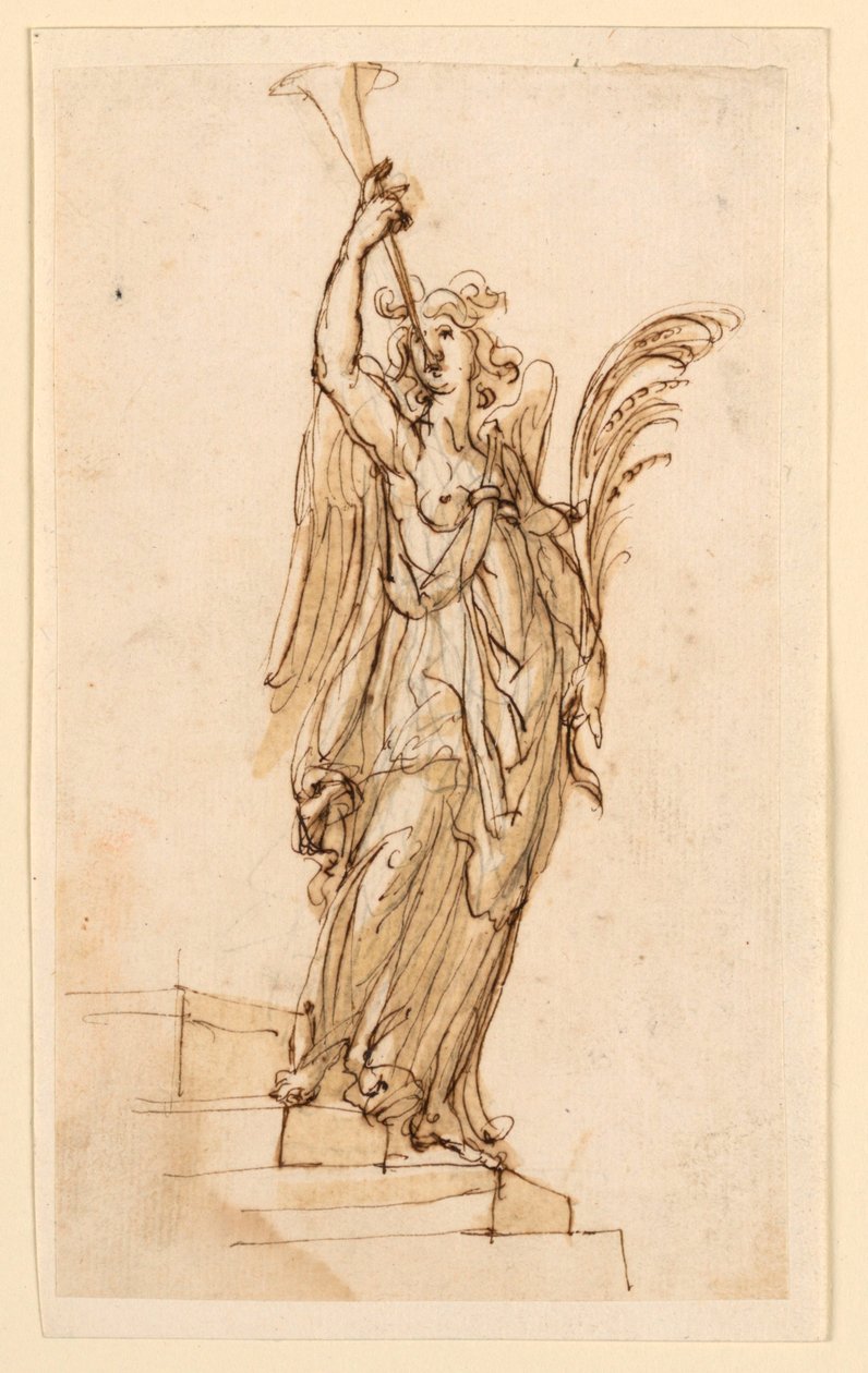 Design for Sculpture: Anděl foukající trubka od Leonardo Scaglia