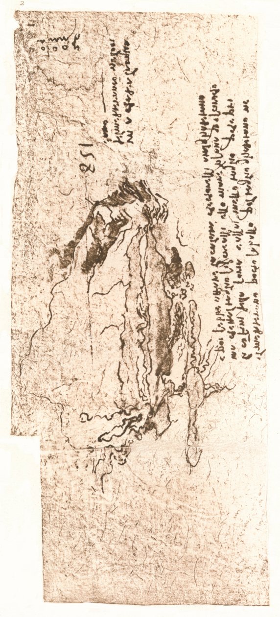Mapa znázorňující Středozemní moře, c1472-c1519 1883 od Leonardo da Vinci