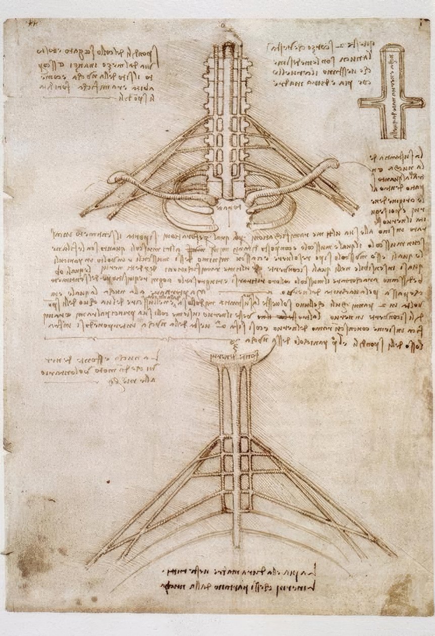 Anatomiestudien od Leonardo da Vinci