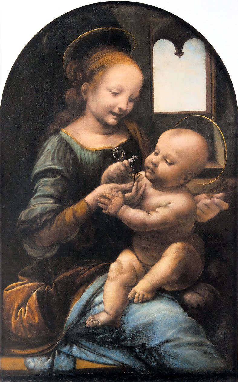 Benois Madonna od Leonardo da Vinci